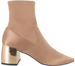 Senso Women's Skyler II Satin Chunky Heel Boot - TAN