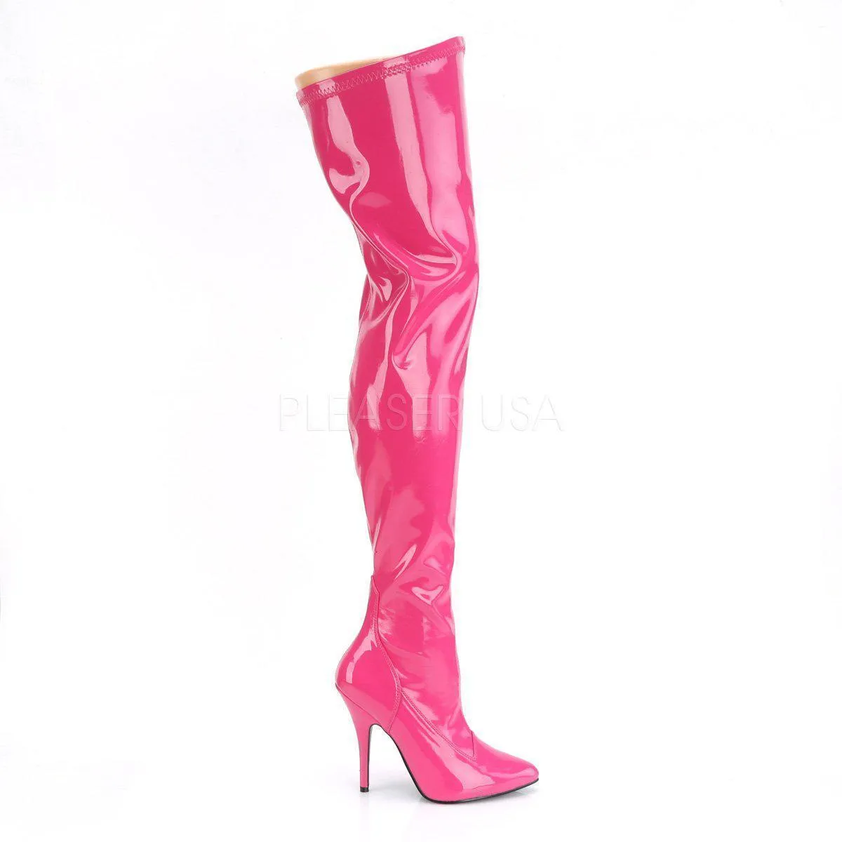 SS-SEDUCE-3000 Thigh Boot | Fuchsia Patent