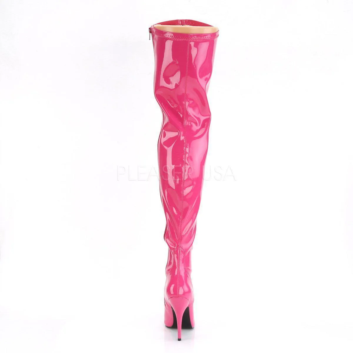 SS-SEDUCE-3000 Thigh Boot | Fuchsia Patent