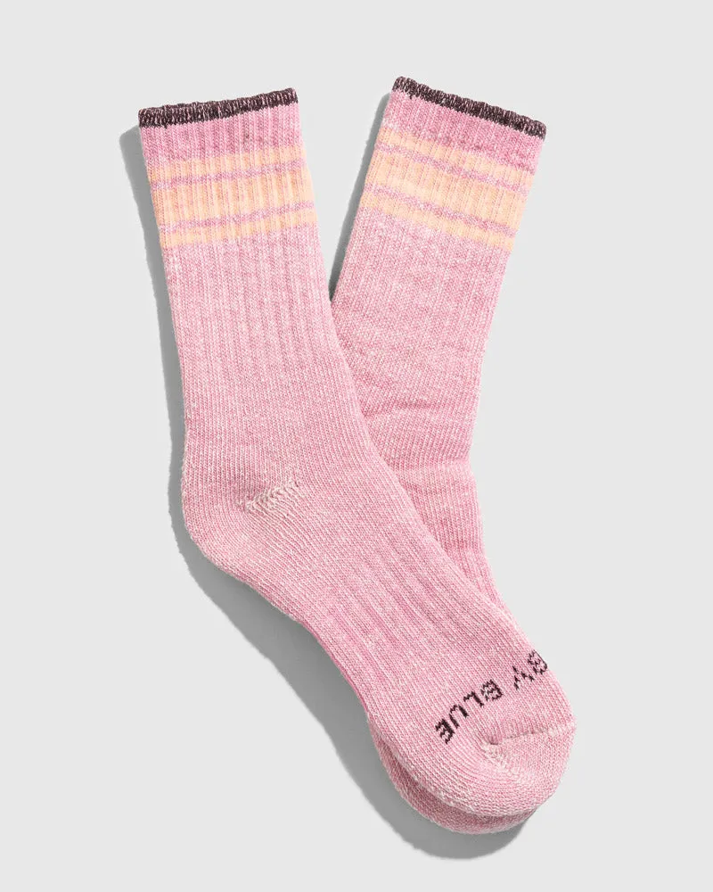 Striped SoftHemp Trail Sock