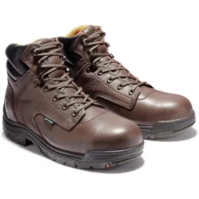 Timberland PRO Men's TiTAN 6" Alloy Toe WP Work Boot Mocha TB026078242