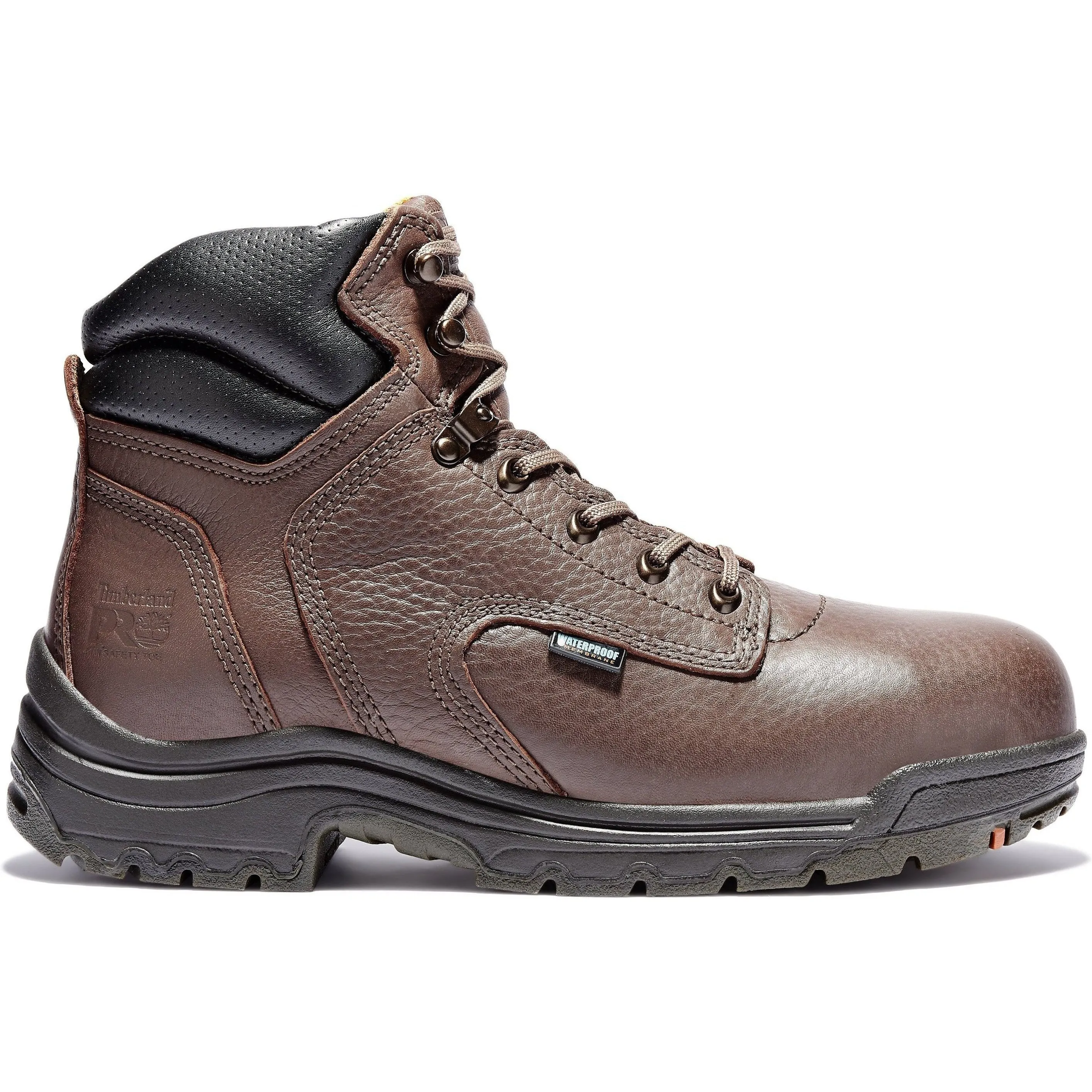 Timberland PRO Men's TiTAN 6" Alloy Toe WP Work Boot Mocha TB026078242