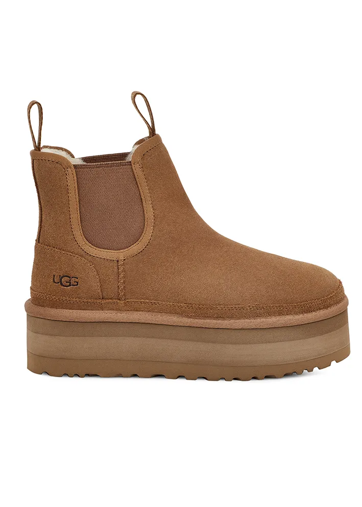 UGG Neumel Platform Chelsea Boot - Stvle - Chestnut