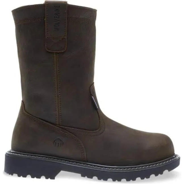 Wolverine Men's 10" Floorhand Stl Toe WP Wellington Work Boot - W10680