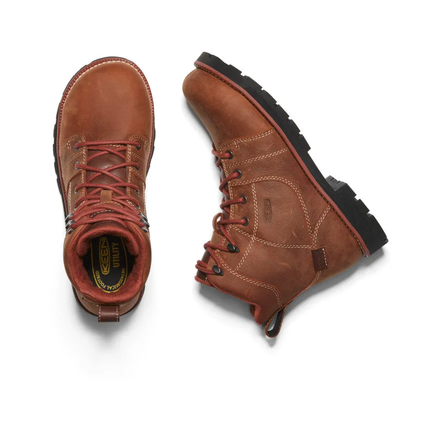 Women's Seattle 6 Waterproof Boot (Aluminum Toe)  |  Gingerbread/Black