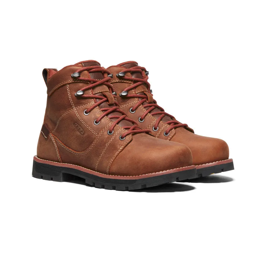 Women's Seattle 6 Waterproof Boot (Aluminum Toe)  |  Gingerbread/Black