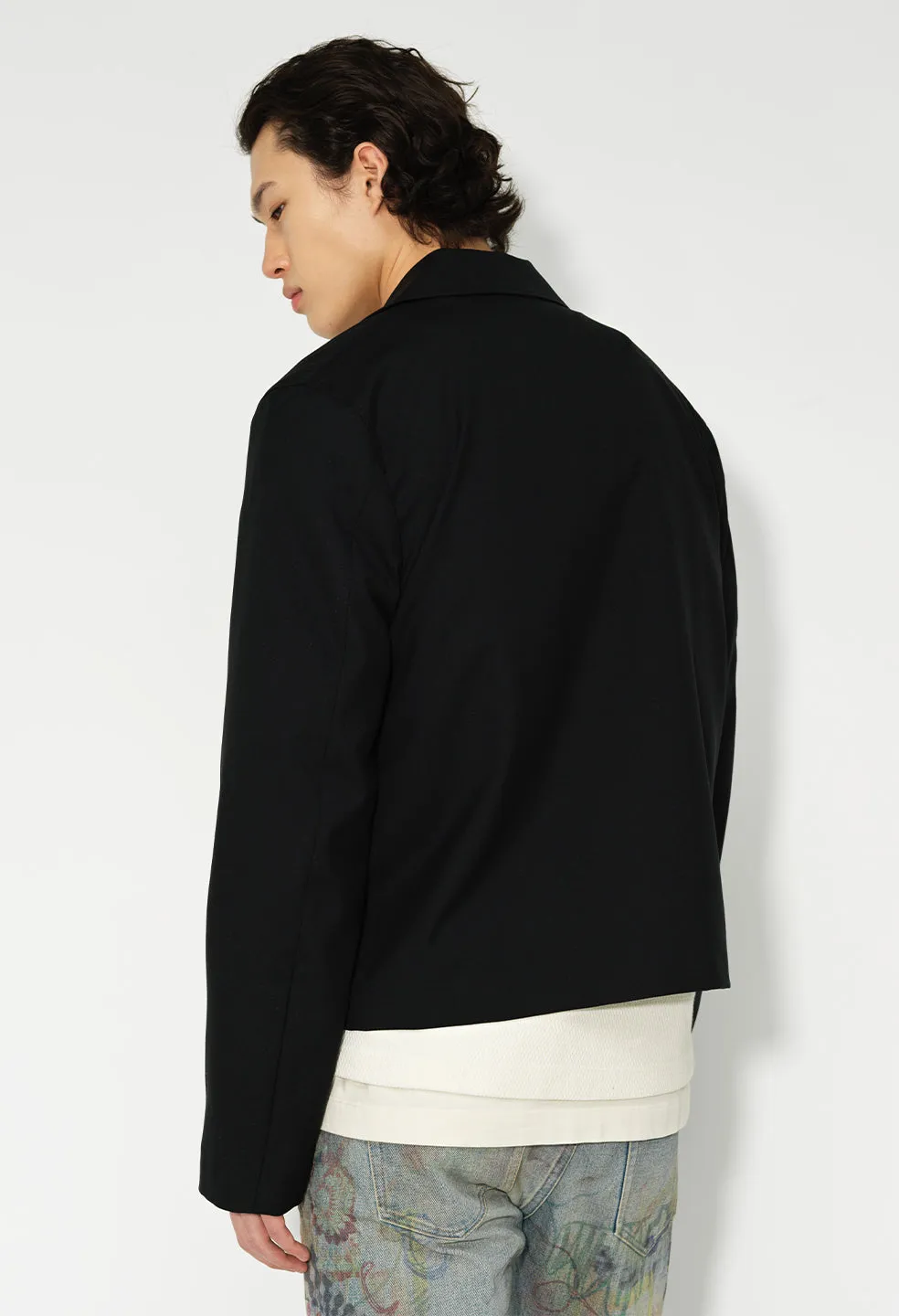 Wool Coach's Jacket / Black