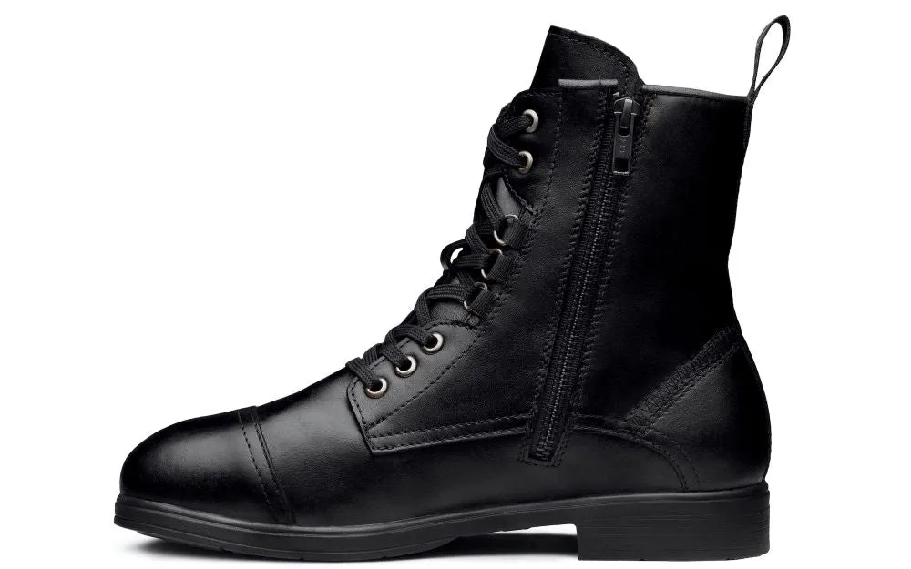 'Xena Workwear' Women's 6" Spice Lace Up Steel Toe - Jet Black