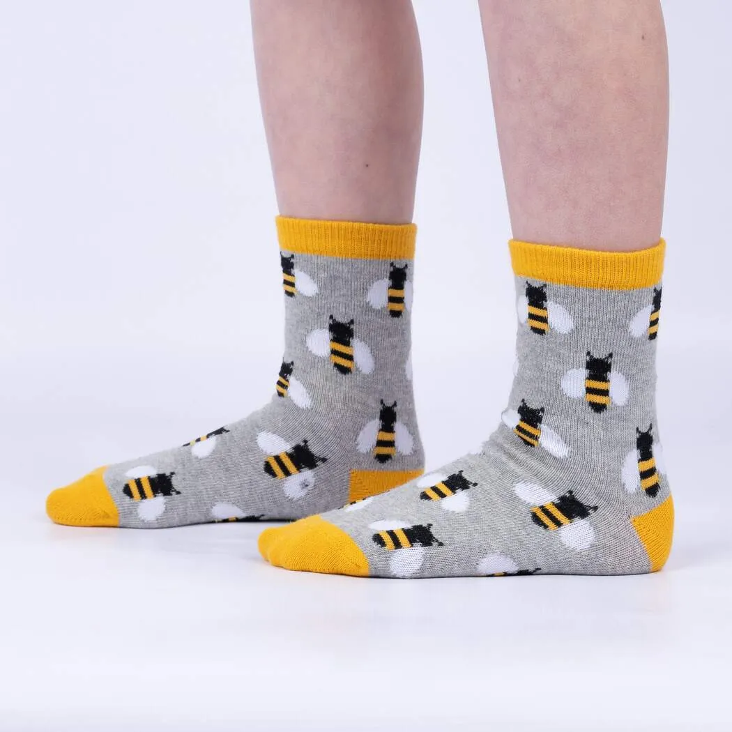 Youth Bee's Knees Crew Socks 3-Pack